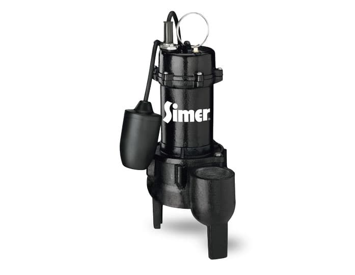 Pentair Simer 3263 1/2 HP Submersible Cast Iron Sewage Pump